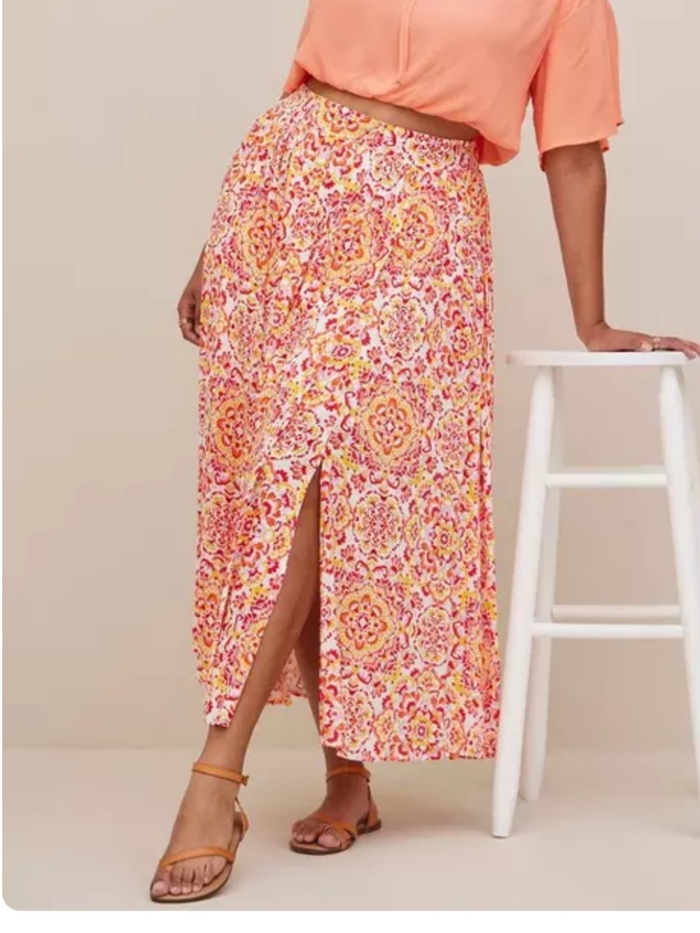 🌺 Torrid Printed Maxi Gauze Skirt 🌺